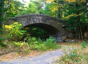 Bridge at Bubble Pond area, Acadia National Park ME